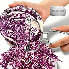 모바로바 와이드 스텐 양배추 채칼 균일한 채썰기 주방칼, 1개, 스테인레스스틸