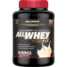 ALLMAX 分離乳清蛋白粉, 生日蛋糕, 1個, 2.27公斤