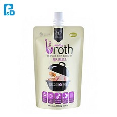 아픈 고양이 나이많은 고양이 수술후 기력보충 간식 / 진하게 우려낸 황태육수에 소고기 닭고기 오리고기 추가 / 고양이용 국물음식 수프, 눈건강, 180ml, 1개