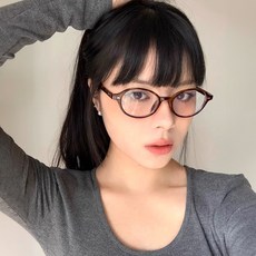 노블민트 블루라이트 UV 차단 안경 긱시크 뿔테 패션 안경테