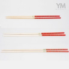 YM 튀김요리용 젓가락 긴나무젓가락, 1세트, 랜덤