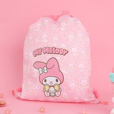 보조가방 산리오 와글와글 조리개가방 신주머니 신발 주머니 실내화 가방