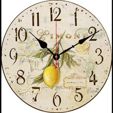 레트로 고양이 라운드 벽시계 거실 침실 주방 홈 장식 벽시계 침묵 석영 시계 홈 장식 항목, 04 8inch(20CM), 1개