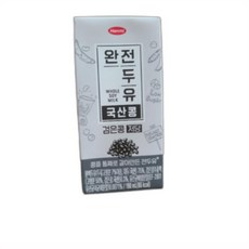 한미 완전두유 국산콩 검은콩 저당 190ml, 32개