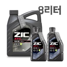 ZIC X7 LS 5W30 6L 1개 +1L 2개 디젤 엔진오일, 1세트, 1L