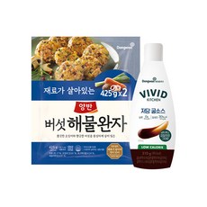 [간편중화요리닌자완스] 양반 버섯해물완자 425g × 2봉 + 비비드키친 저당 굴소스 310g, 상세 설명 참조, 상세 설명 참조