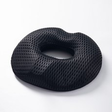 가려거든 메모리폼 치질 방석 통기성 꼬리뼈 쿠션, 메쉬 블랙, 메쉬 통기성 소재, 1개