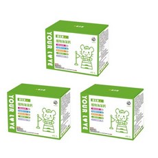 小媽咪團購趣 優兒樂植物海藻鈣粉 (45包) 嬰幼童鈣質補充 成長配方, 1個, 3盒促銷組