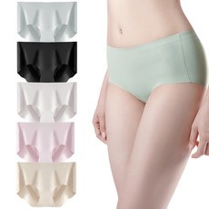 스멜모리 여성용 노라인 심리스 삼각팬티 5P세트