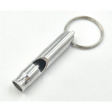 호신용 호루라기 범죄예방 휘슬 키링 휴대용 치한퇴치, 실버