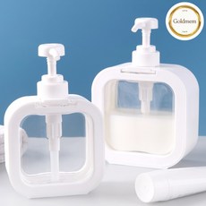 GOLDMEME 미니샴푸통 욕실디스펜서, 500ml