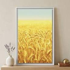 위아트 혜윰 금박 돈들어오는 풍수 금전운 황금 나무 인테리어 그림 액자 기획전, 1.노을 품은 풍경, 6호_캔버스아트(노프레임)