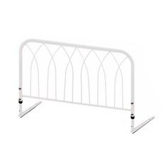 床邊護欄，安全防護，簡約設計，易於安裝，臥室安全防護欄, 白色