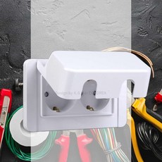 콘센트 커버 가로형 2구 매장 가리개 조명 사무실 거실 마개