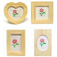 꾸미는 나무액자모음(타원/직사각/정사각/하트), 직사각W