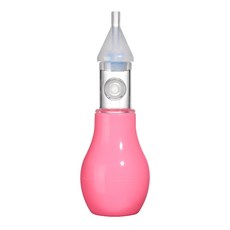아기 코 클리너 역류 방지 실리콘 비강 진공 청소기 수동 비강 흡인기 1 개, Type1, 1개