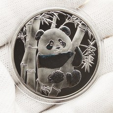 기념주화 수집용 은화 골드코인 메달 금속 인테리어장식품 컬렉션 선물용 고급 디자인, 팬더 실버 스타일 2
