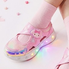 산리오 운동화 어린이 아동 LED 신발 샌들 지젤 마이멜로디