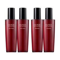 참존 디에이지 레드 에디션 2+2 기초 듀오세트 스킨 로션 120ml 단품 총 4개, 1세트