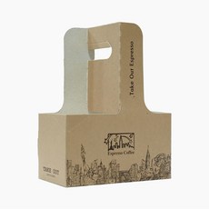 나나커피 크라프트 뉴욕 에스프레소 캐리어 2구, 1개, 100개