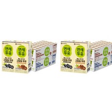 연세두유 뼈를 생각한 고칼슘 호두&아몬드24팩 + 검은콩24팩 180ml 총48팩, 48개