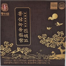 동의삼 홍삼녹용침향진액고 한 스푼으로 간편하게 즐기는 진액고, 1kg, 1개
