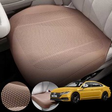 폭스바겐 아테온 1세대 2.0TDI (DPH) 차량용 럭셔리 가죽 방석 통풍 시트 커버 로열 브라운 1개