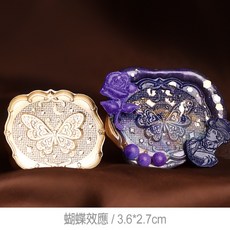 金屬火漆印章章頭，復古相框與蝴蝶設計，多款封蠟印章工具可選, 蝴蝶效應