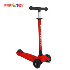 21세기 루디 킥보드 광폭휠LED 유아 어린이 킥보드 레드, 없음, 1개