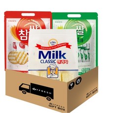 [YFRESH]쌀과자 대용량 모음(밀크 클래식 쌀과자 240g 참쌀선과 253g 참쌀설병 270g) YFRESH박스, 1개
