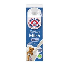 Barenmarke 바렌마르케 B-웨어 UHT 밀크 3.8% 팻, 2개, 1L