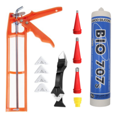 윈프로 욕실용 바이오 실리콘 실리콘건 전문가 노즐 멀티헤라 보수 세트, 1개