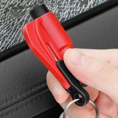 초미니 차 유리 망치 윈도우브레이커 전기차 안전벨트절단기