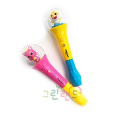 아기상어 빙글뱅글 멜로디스틱 비누방울, 혼합색상, 1개