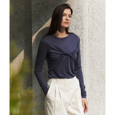 ARTID 트위스트 긴팔 티셔츠_GREY