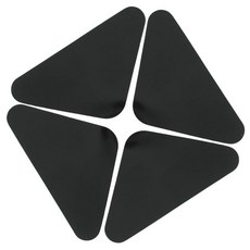 Kemcatui 10팩 미끄럼 방지 러그 그리퍼 재사용 가능한 러그 테이프 양면 러그 패드 견목 바닥 타일 바닥 가정 주방 욕실용 세탁 가능한 카펫 테이프(삼각형 구름)