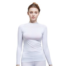 GearX 女子常規夏季長 - 襯裡脖子上衣上衣