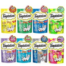 mptations 喵愛餡夾心酥餅貓零食60g/75g 酥脆夾心 多種口味 獨立包裝 貓咪潔牙零食, 75g, 1個, 海鮮百匯