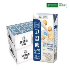 건국두유 고칼슘 두유, 48개, 190ml