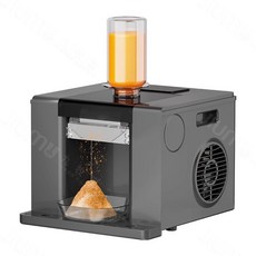 【臺灣保固】110V雪花冰機 冰淇淋機 刨冰雪泥機 綿綿冰 電動雪花機 智慧控製 高效製冰 商用擺攤雪花機, 灰色