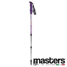 MASTERS 登山杖 泡棉握把 輕量 蝴蝶系列 紫 MA01S5321, 1個