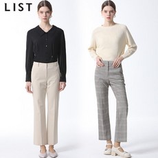 리스트 리스트 데일리 슬림 스트레이트 팬츠