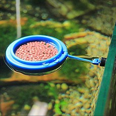 먹이급여 부표기 피딩트레이 급여통 수족관 관상어, 1개