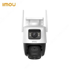 IMOU 듀얼 야외 카메라 PT IP AI 인간 및 차량 감지 10 MP, Cruiser Dual 10MP, EU 플러그, 3.6mm, 1개