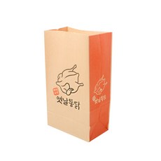 벅스웨이 옛날통닭 각대봉투(중), 1세트, 100개