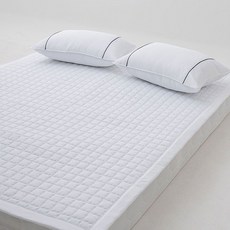 다온샵 논슬립이불패드 이불패드 화이트 M2 퀼팅 논슬립 밴딩 퀸 카페트겸용 침대 패드