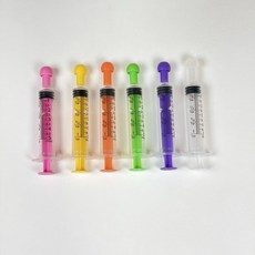 도마뱀 슈퍼푸드 급여 주사기 먹이급여용 5ML, 1개, 주황