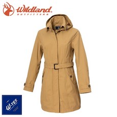 Wildland 荒野 女 長版防水防風時尚外套