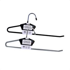 바지정리 공간활용 논슬립 PVC코팅 1단 바지걸이 수납 걸이수납