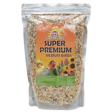 모이 슈퍼주 프리미엄 중형새 앵무새 배합 사료 1.2kg 먹이 간식 핀치 관상조, 상세설명 참조